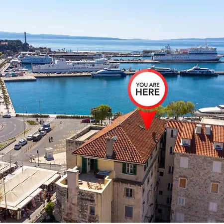 Diocletian Tower - Bella Vista & Palazzo Apartmán Split